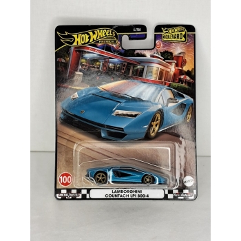 Hot Wheels 1:64 Boulevard - Lamborghini Countach LPI 800-4 blue